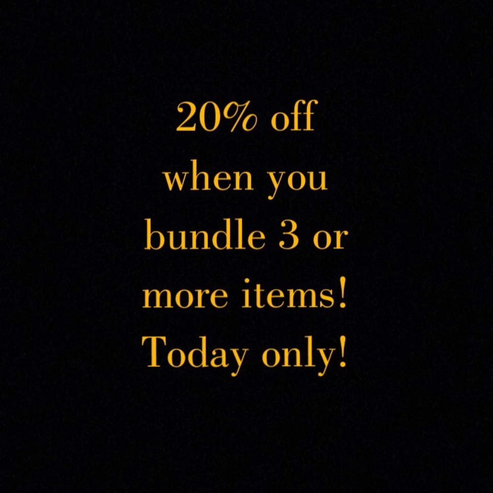 ‼️20% off 3, 25% off 4‼️